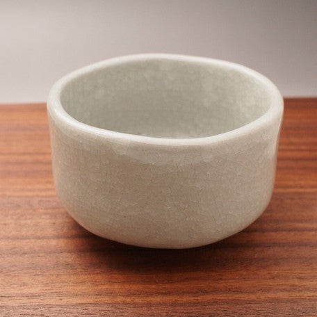 White Kannyu Matcha Tea Bowl 白貫入 抹茶碗 美濃焼 日本製