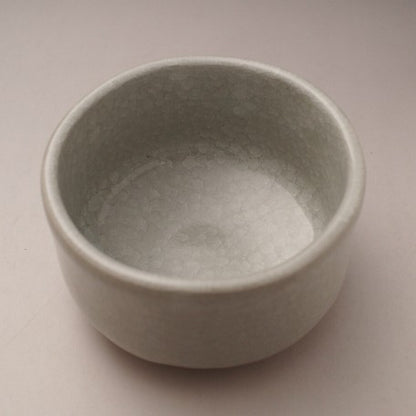 White Kannyu Matcha Tea Bowl