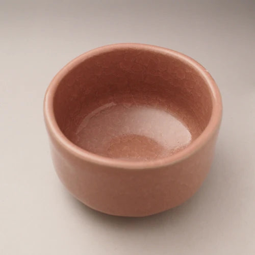 Peach Matcha Tea Bowl l 桃貫入 抹茶碗 美濃焼 日本製