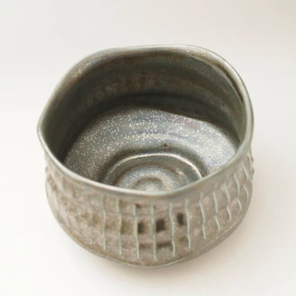 Black Iron Matcha Tea Bowl