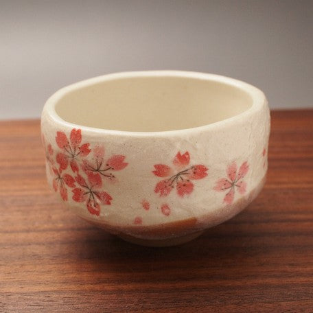 Sakura Matcha Tea Bowl Pink (Small Size) l 平安桜 抹茶碗 美濃焼 日本製
