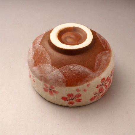 Sakura Matcha Tea Bowl Pink (Small Size) l 平安桜 抹茶碗 美濃焼 日本製
