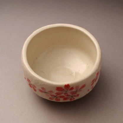 Small Sakura Matcha Tea Bowl