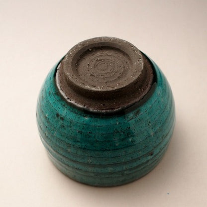 Blue Powder Small Matcha Tea Bowl