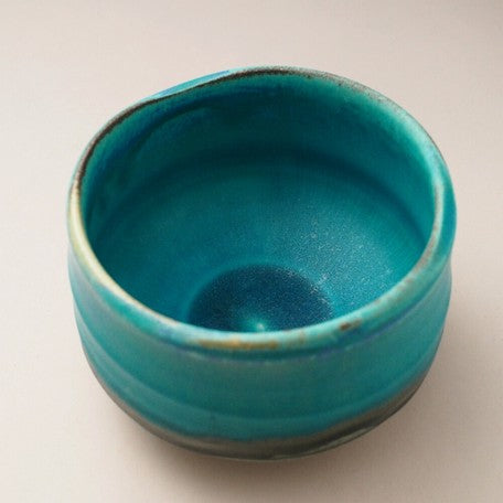 Turquoise Matcha Tea Bowl  l 抹茶碗 美濃焼 日本製