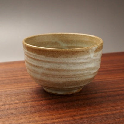 Beige Powder Small Matcha Tea Bowl