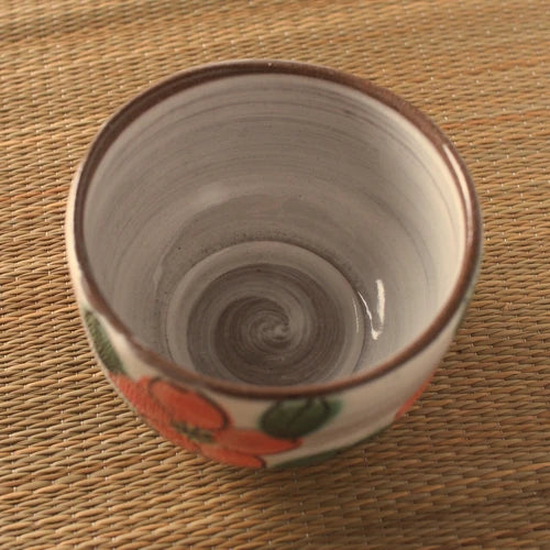 Sakura Flower Matcha Tea Bowl 桜花 抹茶碗 美濃焼 日本製