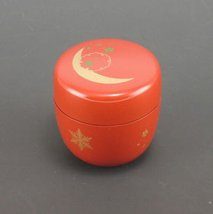 Natsume Matcha Container l 中棗 越前塗り 中蓋付き