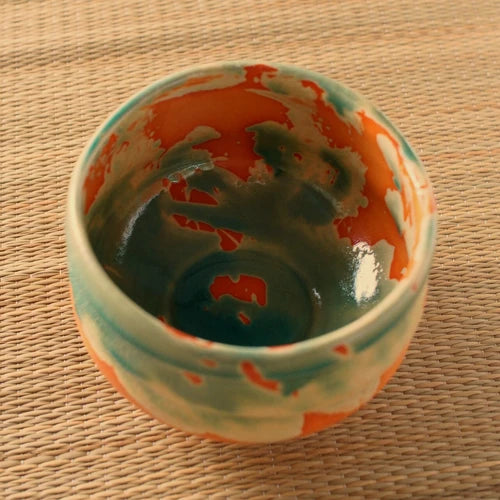 Deep Sea Chirashi Matcha Bowl 深海ちらし  抹茶碗 美濃焼 日本製