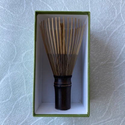 Black Bamboo Whisk, Kurotake Takayama Chasen for Mushanokoji Style