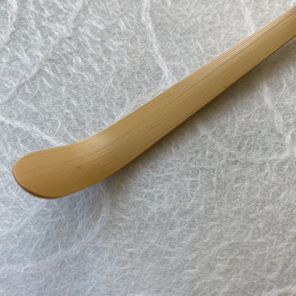 Shirotake Chashaku, White Bamboo Matcha Scoop