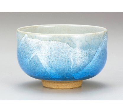 Ginsai Blue Kutani Matcha Bowl